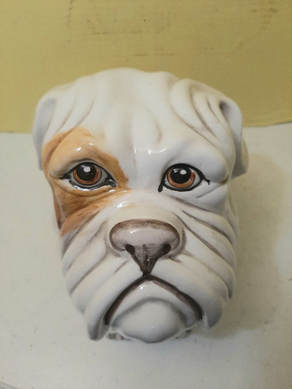 Large 1960's Belle Europa Ceramic Bulldog Made in Italy
